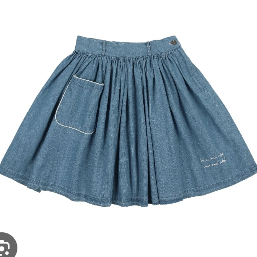 Coco blanc denim skirt
